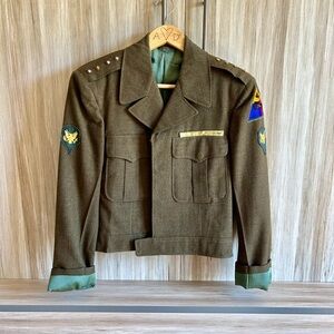 Vintage Mid-20th Century "Ike" Military Field Jacket